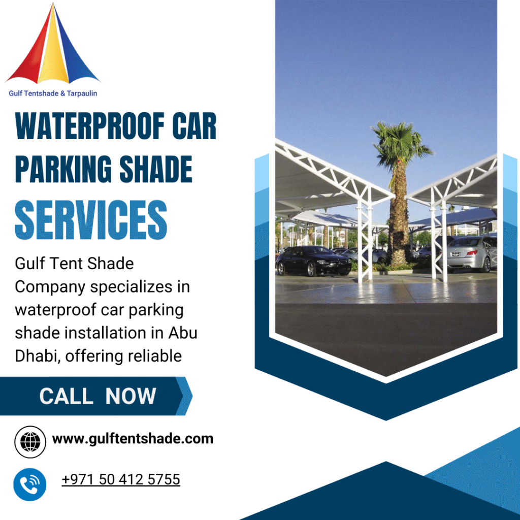 Cheap Waterproof Car Parking Shade in Abu Dhabi