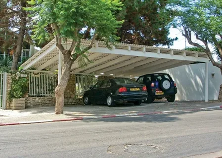 Affordable corrugated parking shades in Abu Dhabi