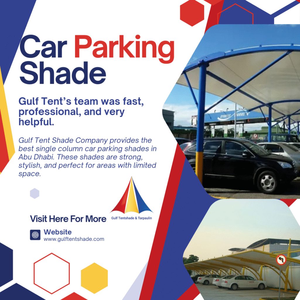 Single Column Car Parking Shade