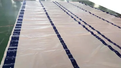 HDPE Tarpaulin Installation