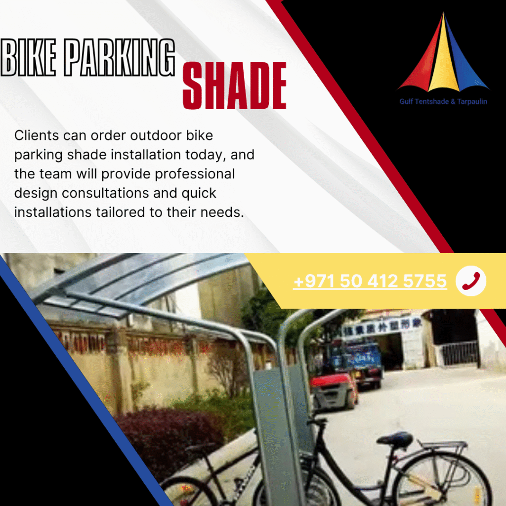 Outdoor Bike Parking Shades